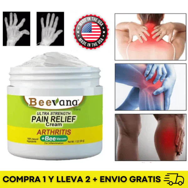 Crema Alivio Articular con Veneno de Abeja - 2 UNIDADES DE BEEVANA™ x Q190 + ENVIO GRATIS
