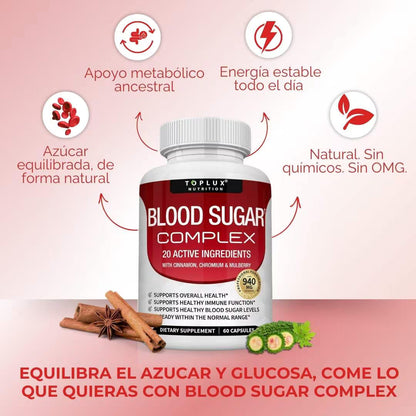 BloodSugar™ Complex l  Estabiliza el azúcar en sangre + ENVÍO GRATIS