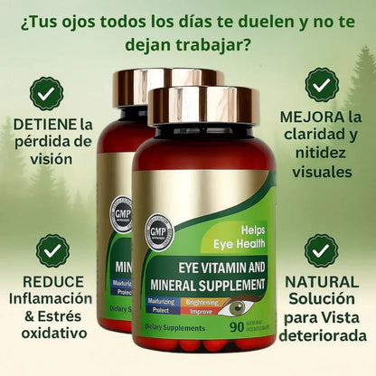 Zooone™ l Nutrición ocular diaria para ver nítido y sin cansancio - 100% Natural