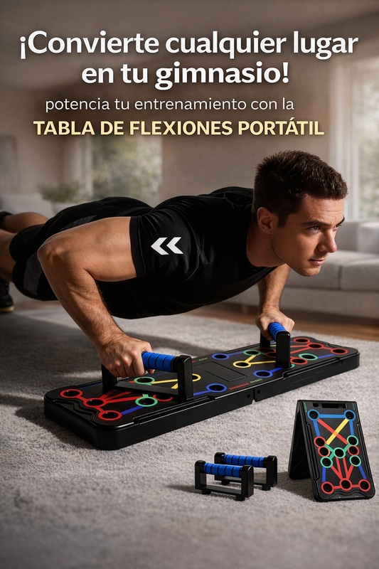 Tabla Push Up Para Flexiones 💪 - REBAJA YA ESOS KILOS DE DICIEMBRE🏋️‍♀️ + Envío Gratis