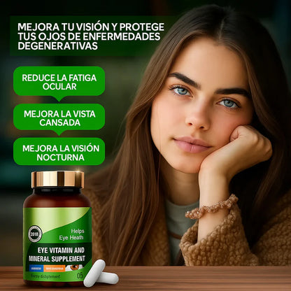 Zooone™ l Nutrición ocular diaria para ver nítido y sin cansancio - 100% Natural