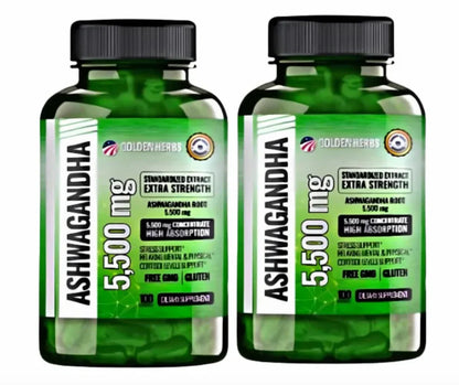 Ashwagandha Fórmula Americana ¡Reduce cortisol, elimina el estrés y renueva tu vida!
