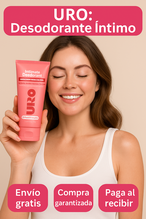 URO: Desodorante Íntimo que te mantiene fresca todo el día + envío gratis 🌸✨