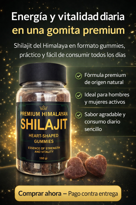 🏔️ Gomitas Premium de Shilajit 160gr - Potencia tu virilidad + Envío Gratis