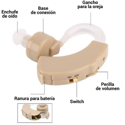 Audífono Amplificador Para La Sordera Con Envío Gratis🎁