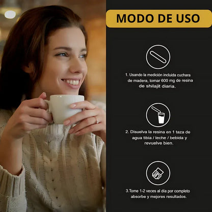 Shilajit HIMALAYA ORIGINAL - EL SUPLEMENTO QUE POTENCIA TU VIDA + ENVÍO GRATIS 🎁