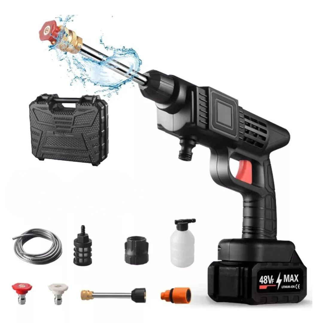 Hidrolavadora Portátil 48v : ahorro, potencia y brillo para tu vehículo 🚗💦👌 con envío gratis